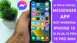 How to Fix Messenger App Not Working On iPhone 15, 15 Plus, 15 Pro & 15 Pro Max