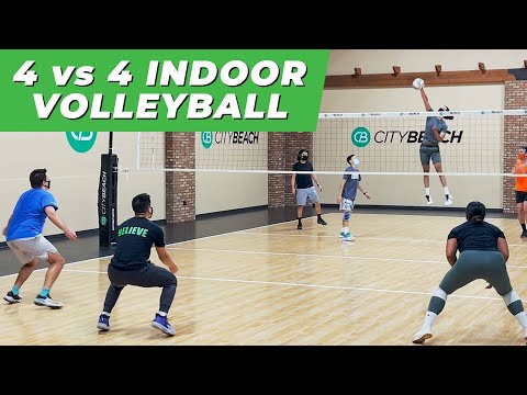 4 vs 4 Volleyball Game