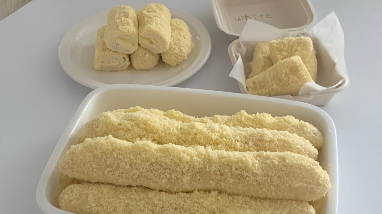 품절없이 혼자 다 먹는 화이트롤 만들기 (무반죽)