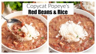Copycat Popeyes Red Beans and Rice
