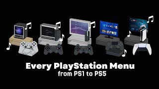 Every Playstation Startupmenu 1994-2025