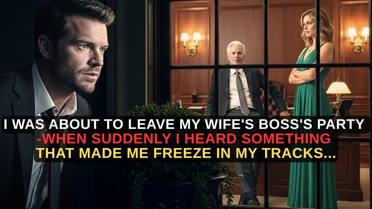 I Was About to Leave My Wife’s Boss’s Party — Then I Heard Something That Froze Me in Place