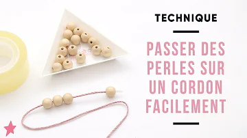 Pourquoi Dit-on enfiler des perles ?