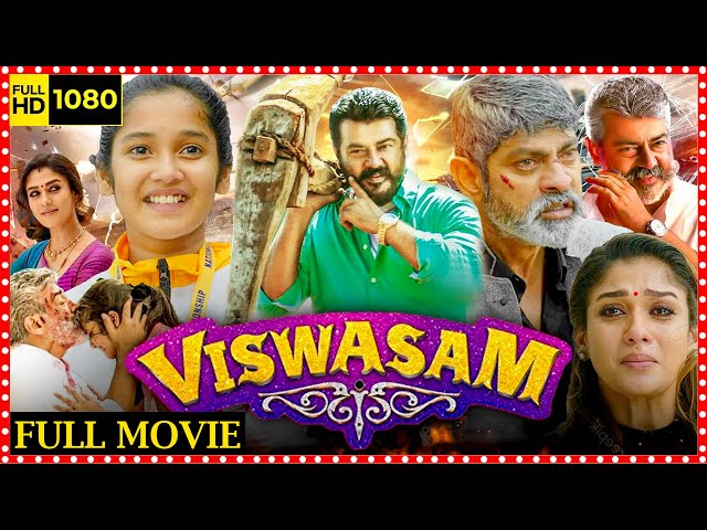 Viswasam Telugu Full Length HD Movie || Ajith Kumar || Nayanthara || Jagapathi Babu || Movie Ticket class=