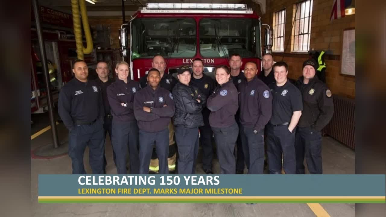 Lexington Fire Department celebrates 150 years YouTube