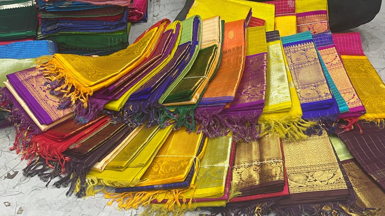 Mangalagiri Pattu Sarees With Price // Mangalagiri Pattu 