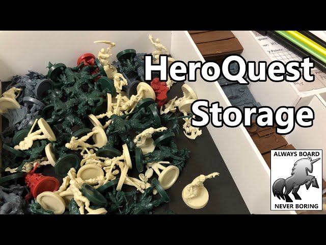 A Quick Custom Storage Solution for HeroQuest (Hasbro 2021 Edition) 