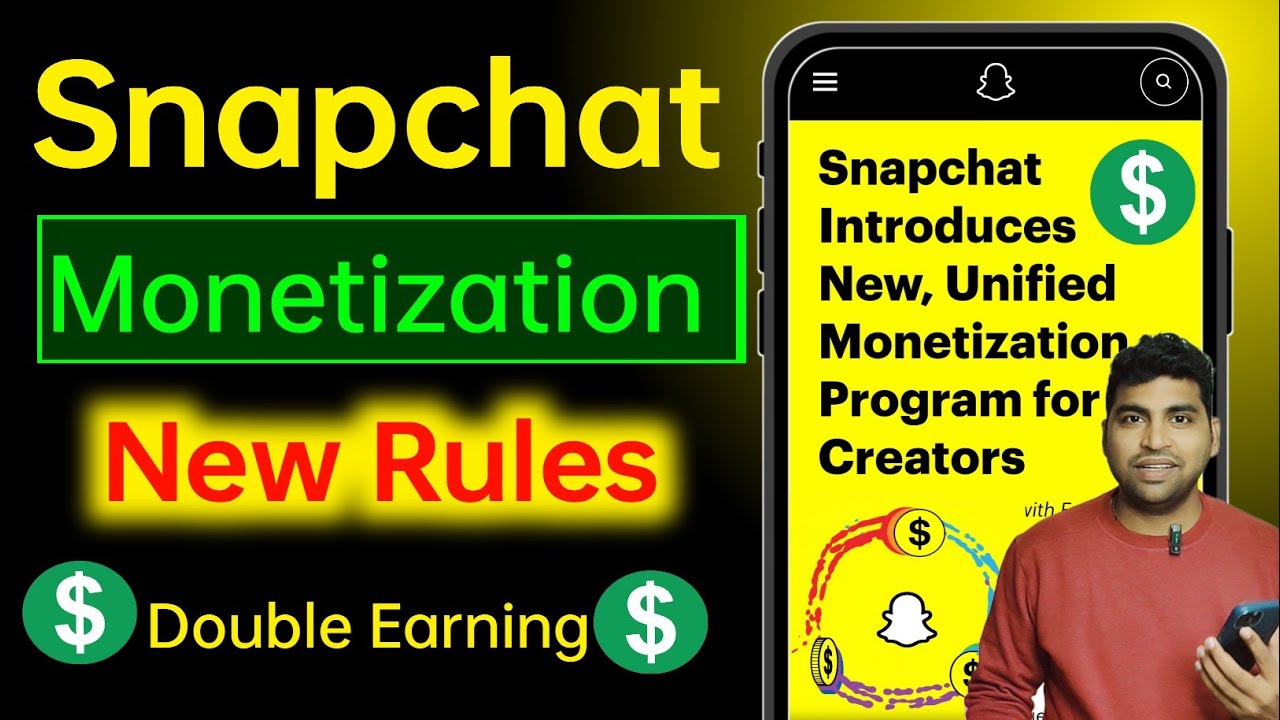 Snapchat Monetization New Program 2025 | How to make money from ...