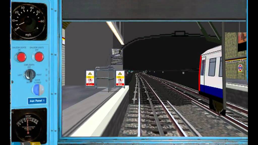 OpenBVE Metropolitan Line - A stock train - YouTube