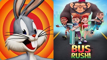 Looney Tunes Dash Vs Bus Rush || Android iPad iOS Gameplay HD IP PLAYGAME