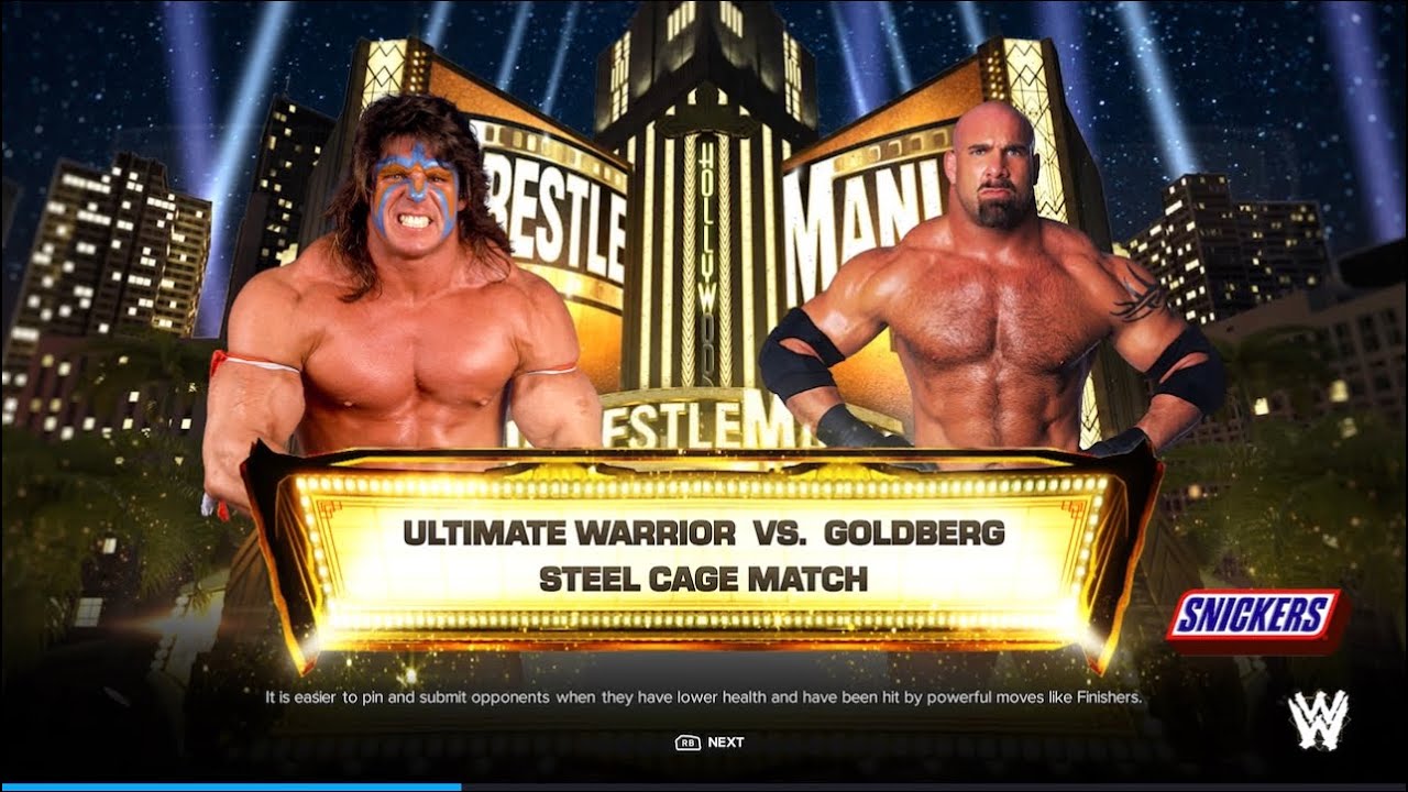 Ultimate Warrior vs Goldberg #2
