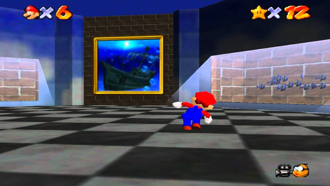 castle secret stars super mario 64