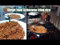 Street food Schezwan fried rice || Tasty &amp; Spicy || Street food India