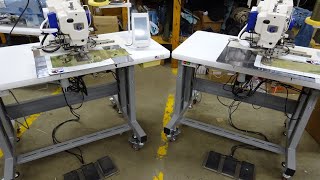 Programmable Label Sewing Machine for Small Parts