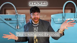 Hermès Unboxing, Hermès Kelly 35 CM Blue Jean