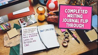 WRITING JOURNAL FLIP THROUGH: a notebook helps me with ideas, thought connections & overwhelm