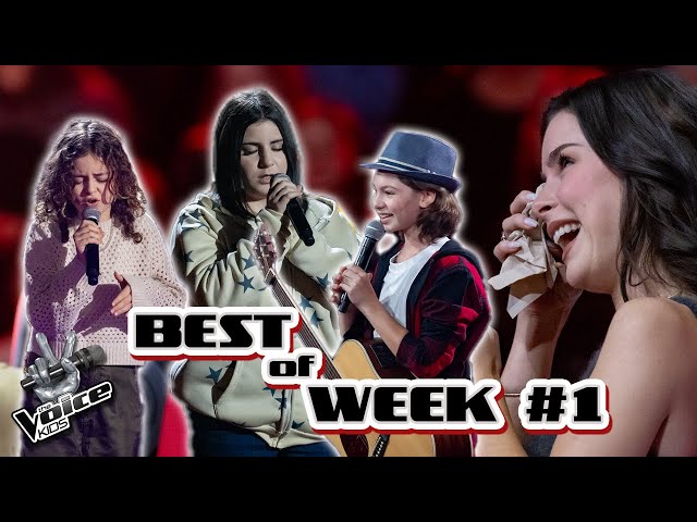 The BEST performances of Blind Auditions Week #1 | The Voice Kids 2024 class=