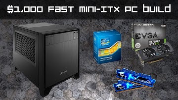 $1,000 Fast Small Form Factor Mini-ITX Gaming PC Build October 2014 [4K] [Medium] [45FPS]