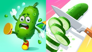 Wacky Run VS Perfect Slices - All Levels SpeedRun