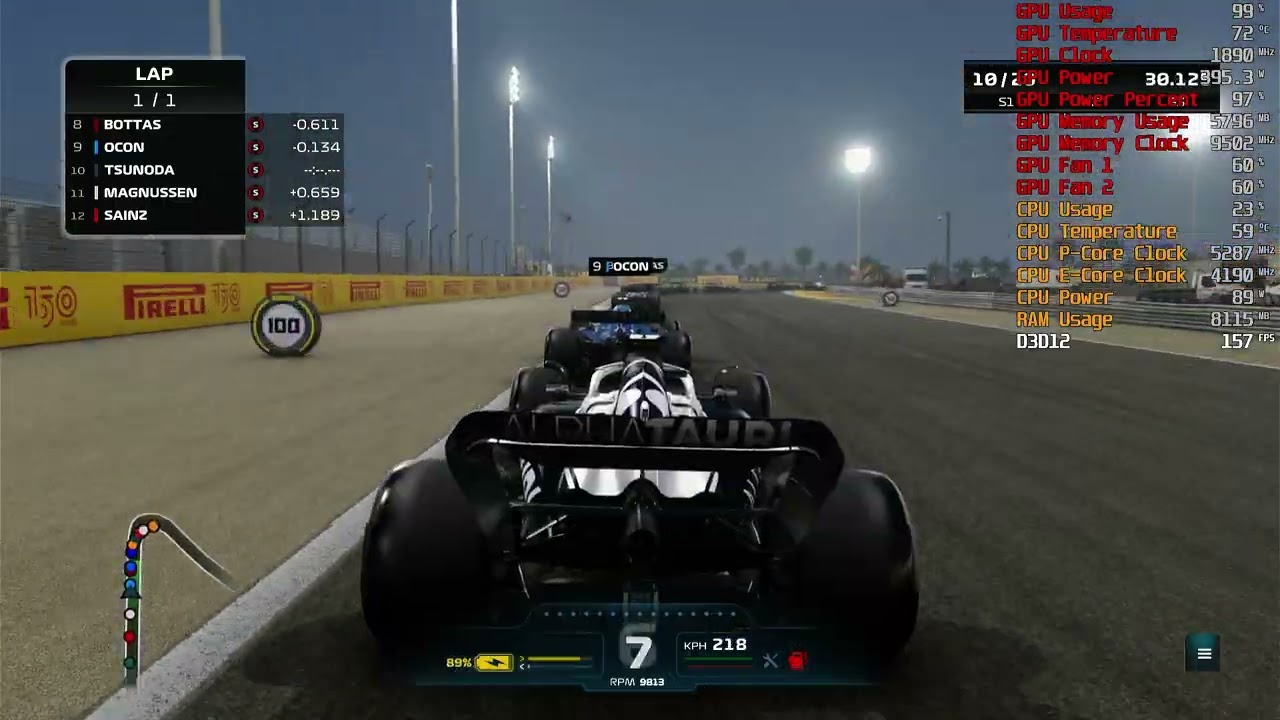 RTX 3080 Ti & i7-13700K - F1 22 2022 Benchmark 1080p