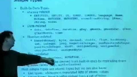 Lecture 9: XML Schema (Second Edition) - CSCI E-259 Spring 2007 - Harvard Extension School