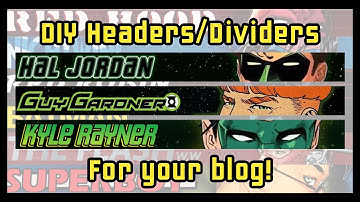 How to easily make a blog header/divider using Adobe Photoshop or Canva