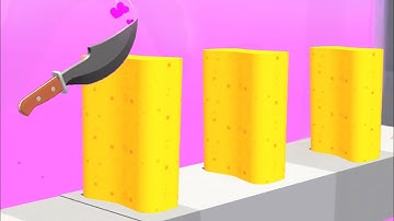 Slice it all! Very satisfying and relaxing slicing game