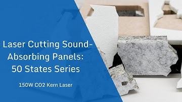 Laser Cutting Sound-Absorbing Panels: 50 States Series