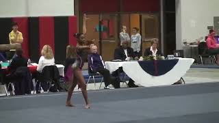 Adria Biles on FX at 2014 Regionals - Loveland, CO