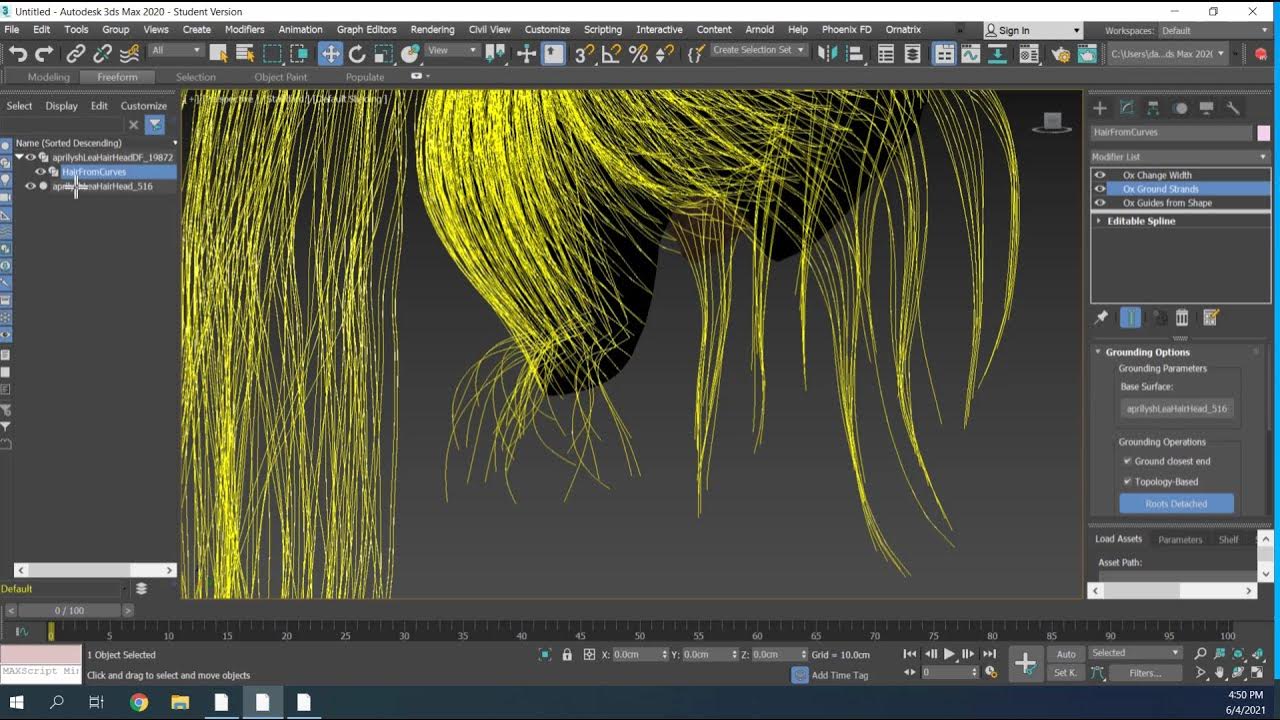 Unreal Engine Groom creation from Daz Hair 1 YouTube