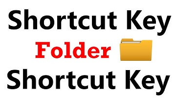 New folder shortcut key | ctrl + shift +  | computer update gyan