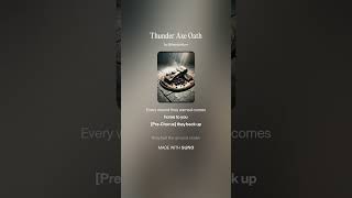 Thunder Axe Oath