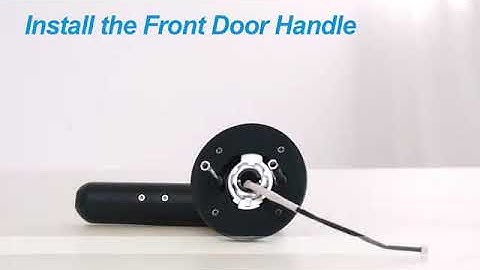 Gavdhe Fingerprint Door Lock -T02 Installation Guide