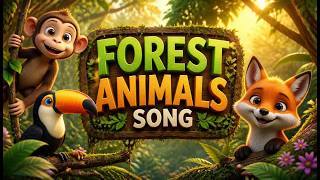 Forest Animals Song | Rainforest &amp; Woodland Biomes for Kids | Bubu TV