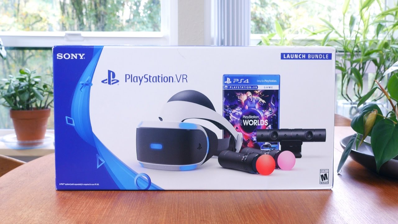 Sony PlayStation VR Worlds Bundle with Move Accessories 