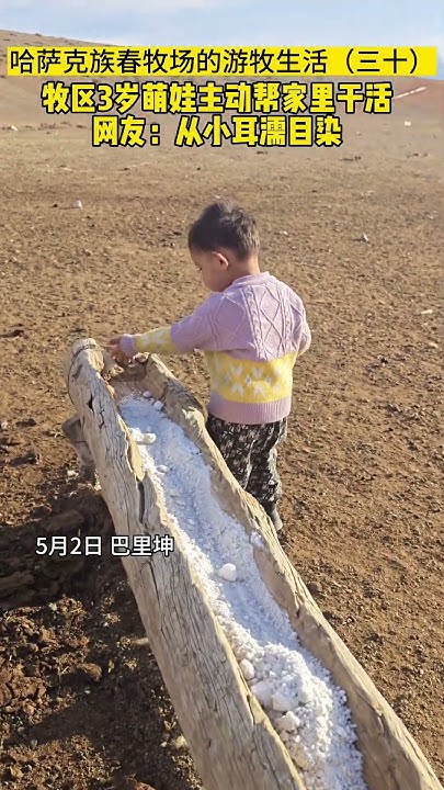 Even The Little Kid In Xinjiang Starts To Imitate The Adults And Helps even-the-little-kid-in-xinjiang-starts-to-imitate-the-adults-and-helps