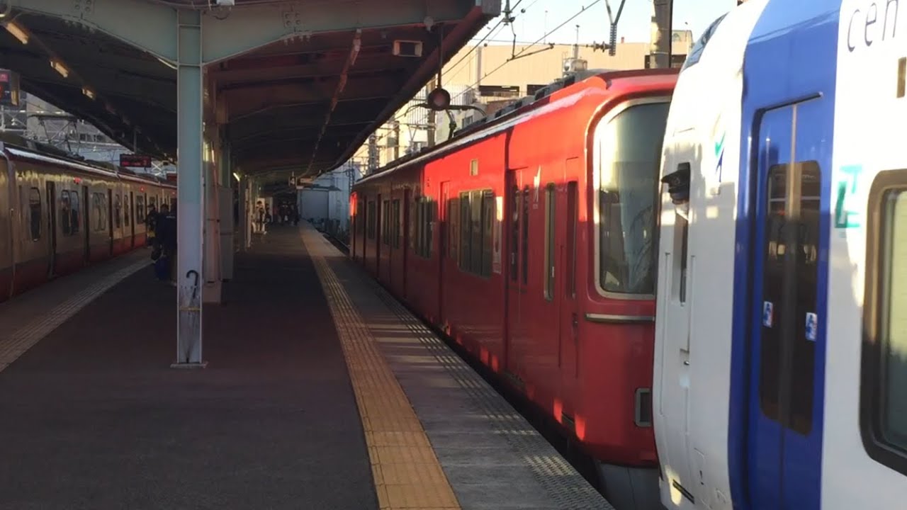 ミュースカイと一般車両が連結して走ります @名鉄岐阜・犬山