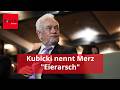 Kubicki lehnt AfD-Brandmauer ab und nennt Merz "Eierarsch"