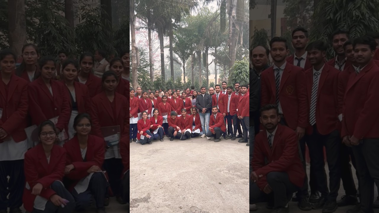 Sweet distribution ceremony on the occasion of 12th first paper Board exam in jnv Bahraich