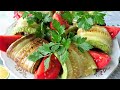 Лучшая начинка для "Тёщиного Языка."  Вкусно жарю полезные кабачки