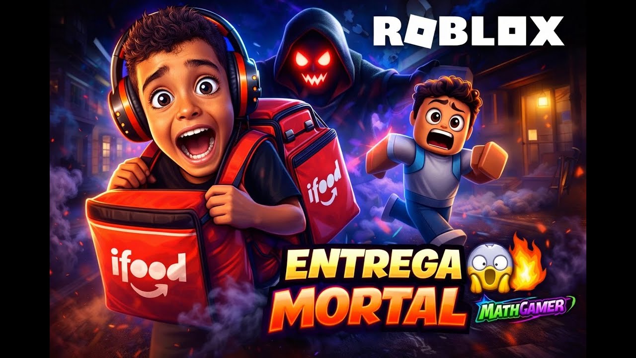 ENTREGA MORTAL no ROBLOX 😱🔥 Sobrevivemos com Meu Primo?! | MathGamer