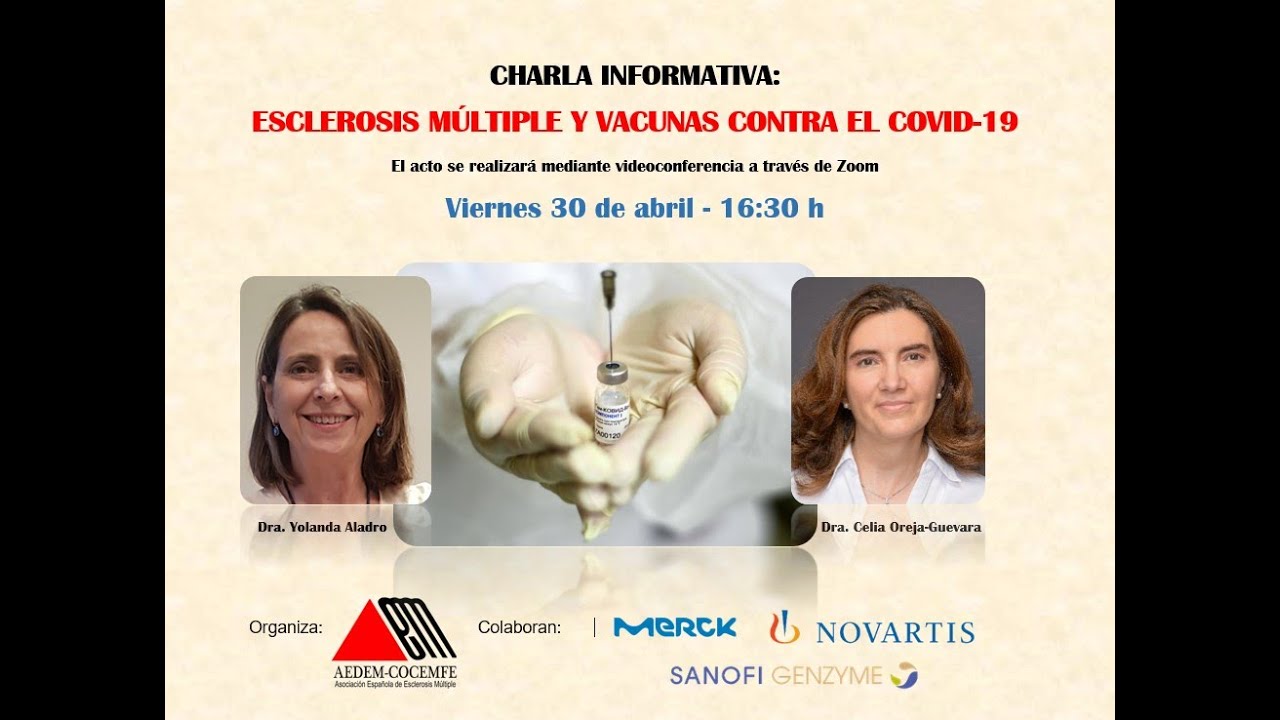 Charla Informativa 'Esclerosis Múltiple y Vacunas contra el COVID-19' 30.04.2021
