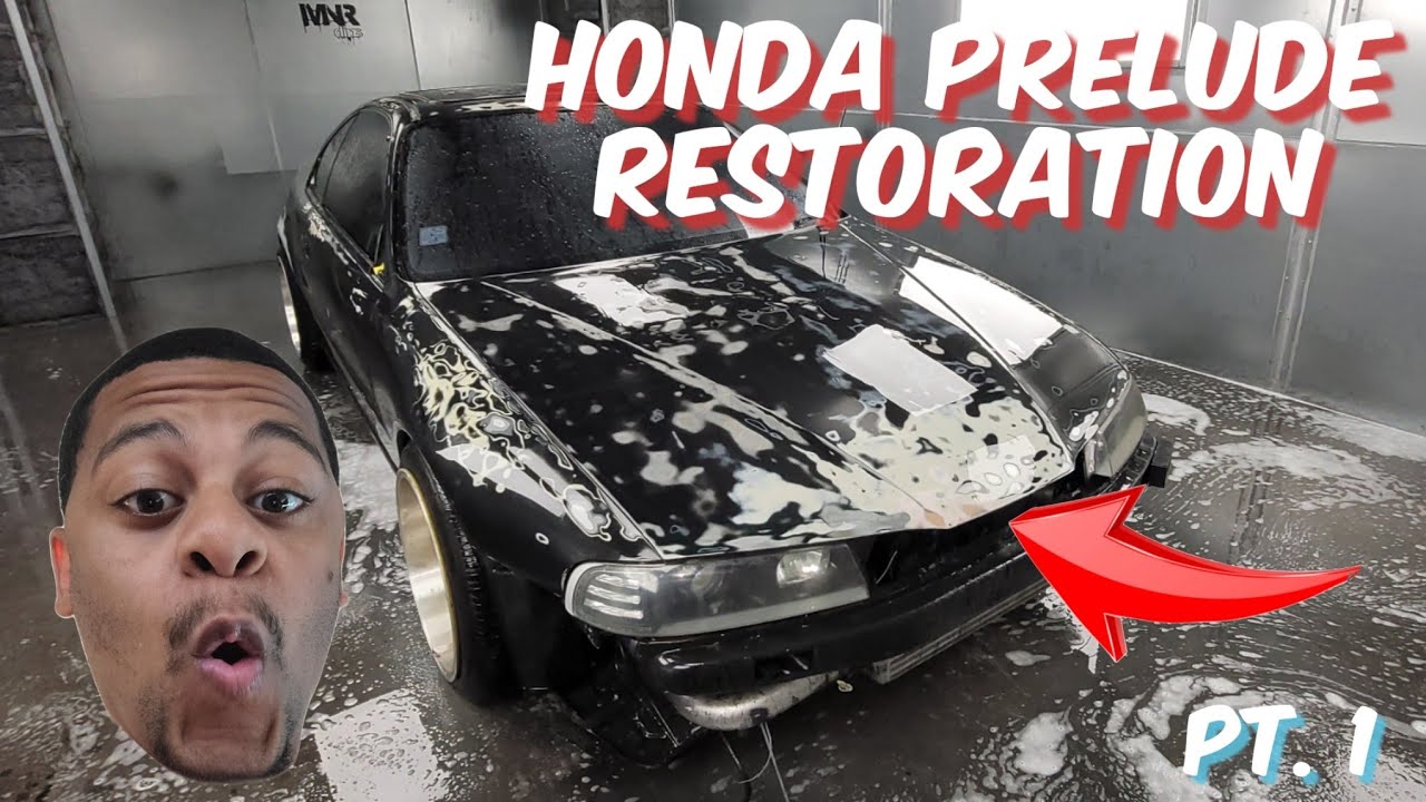 Turbo Honda Prelude restoration part 1 - YouTube