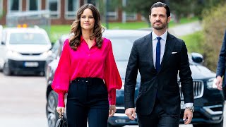 Princess Sofia of Sweden and Prince Carl Philip at NPF Forum