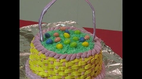 How to Make an Easter Basket Cake