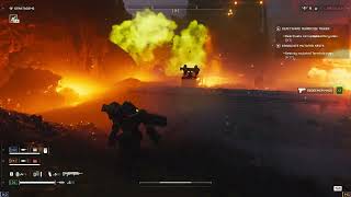 Helldivers 2 - Hectic hell (lvl9 - Eruptor + Quasar)