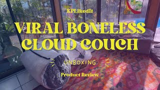 Unboxing A Whole Sofa Packed Into Four Small Boxes Ohllob Cloud Couch