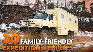30 FamilyFriendly Expedition Vehicles that Can Go Anywhere