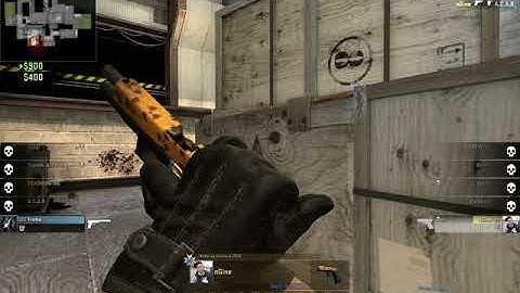 CS GO 1v4 Clutch with GLOCK  #Only HS