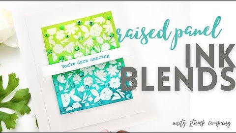 Unity Quick Tip: Two Tone Blending with Stamped Emboss Resist